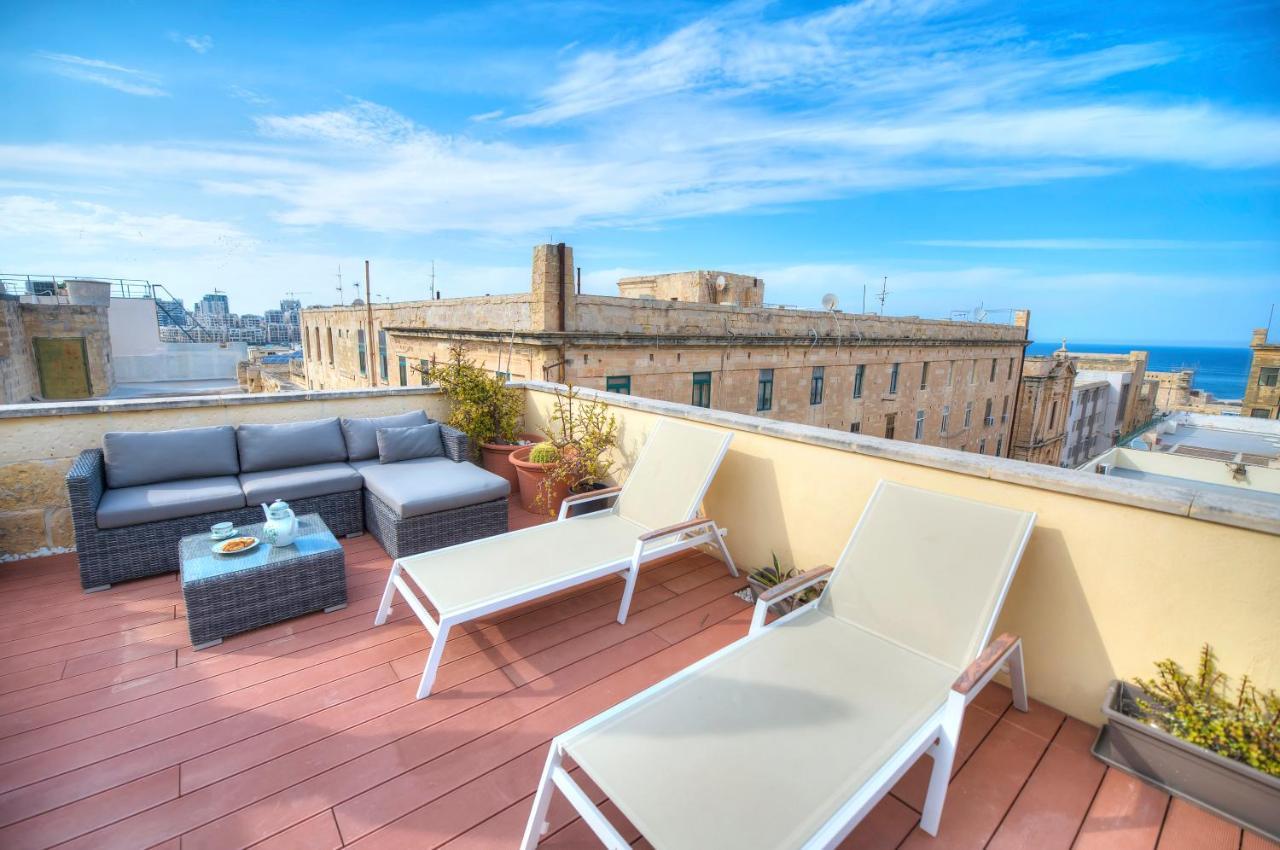 Comfy 1 Bedroom - Sun Terrace & Sea Views Gbuh1-1 Valletta Ngoại thất bức ảnh